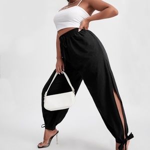 Crop Cami Top & Split Knotted Pants Set